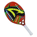 Raquete de Beach Tennis Shark Tornado VERMELHO/AMARELO