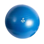 Bola de Pilates Acte Sports 65Cm com Bomba de Ar AZUL