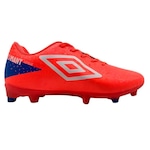 Chuteira Campo Umbro Adamant League - Adulto LARANJA/AZUL ESC