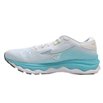 Tenis Mizuno Wave Sky 5 - Feminino BRANCO/AZUL CLA