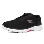 Tênis Skechers Go Walk 6 - Feminino PRETO/ROSA