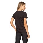 Camiseta Run More Comfort - Feminina Preto/Bege