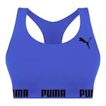 Top Fitness Puma Nadador Sem Costura - Feminino AZUL