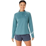 Camiseta Asics Thermopolis Manga Longa - Feminina AZUL