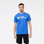 CAMISETA NEW BALANCE TENACITY GRAPHIC AZUL