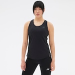 Camiseta Regata New Balance Q Speed Jacquard - Feminina PRETO