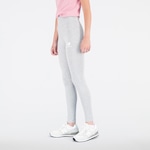 Calça Legging New Balance Essentials - Feminina Cinza Cla/Rosa Cla