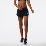 Shorts New Balance Impact Run Duplo - Feminino PRETO