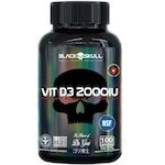 Vitamina D3 Black Skull - 100 Capsulas Natural