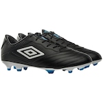 Chuteira de Campo Umbro Tocco III Premier - Adulto PRETO/AZUL