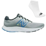 Tênis New Balance 520 V8 + Par de Meia - Masculino CINZA/PRETO