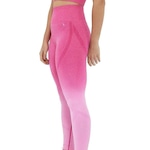 Calça Legging Alto Giro Gradient - Feminina ROSA