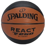 Bola de Basquete Spalding React Tf250 Fiba LARANJA