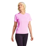 Camiseta adidas Feminina Manga curta Own The Run ROSA CLARO