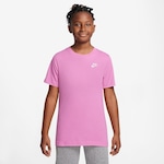 Camiseta Nike Sportswear Tee Emb Future - Infantil ROSA