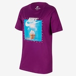 Camiseta Nike Sportswear - Infantil ROSA/ROXO