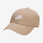 Boné Aba Curva Nike Club - Strapback - Adulto Laranja Cla/Preto