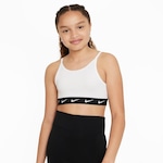 Top Fitness Nike Dri-Fit One - Infantil BRANCO