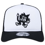 Boné Aba Curva New Era 9Forty A-Frame Muretz - Snapback - Adulto BRANCO/PRETO