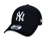 Boné Aba Curva New Era 39Thirty Mlb New York Yankees - Fechado - Adulto PRETO