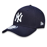 Boné Aba Curva New Era 39Thirty Mlb New York Yankees - Fechado - Adulto MARINHO/PETROLEO