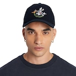 Boné Aba Curva Baw Dad Hat Looney Tunes - Strapback - Adulto PRETO