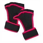 Luvas Grip para Academia Nc Extreme Protetor Mão Munhequeira - Adulto PRETO/ROSA