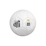 Mini Bola de Futebol do Santos Santos Bel Watch Rei BRANCO