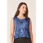 Camiseta Cropped Starter Tie Dye - Feminina AZUL ESCURO