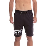 Bermuda Nba Moletom Brooklyn Nets - Masculina PRETO