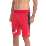 Bermuda Nba Moletom Chicago Bulls - Masculina VERMELHO