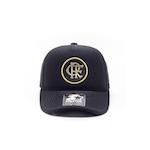 Boné Aba Curva Starter Trucker Collab Flamengo Oficial - Snapback - Adulto PRETO