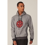 Blusão de Moletom com Capuz Nba Chicago Bulls - Masculino CINZA ESCURO