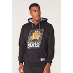 Blusão de Moletom com Capuz Nba Fechado Phoenix Suns - Masculino PRETO