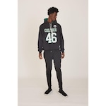 Blusão de Moletom com Capuz Nba Fechado Boston Celtics - Masculino PRETO