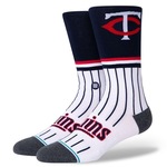 Meia Cano Alto Stance Minnesota Twins Color - 36 a 44 - Unissex BRANCO