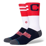 Meia Cano Alto Stance Cleveland Indians Color - Unissex BRANCO