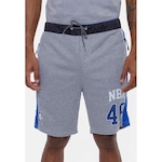 Bermuda Nba Moletom Basketball - Masculina CINZA ESCURO