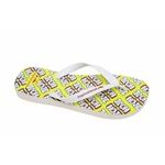 Chinelo Tropical Brasil Frases Flip Flop Tropical Brasil - Feminino BRANCO