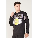 Blusão de Moletom com Capuz Nba Los Angeles Lakers - Masculino PRETO