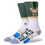 Meia Cano Alto Stance NBA Bucks Shortcut 2 - 36 a 44 - Unissex VERDE