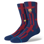 Meia Cano Alto Stance Fcb Banner Barcelona - Unissex AZUL ESCURO