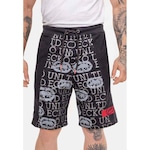 Bermuda Ecko Moletom Detail - Masculina PRETO