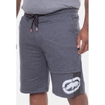 Bermuda Ecko Moletom Plus Size Odi - Masculina CINZA