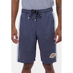 Bermuda Nba Sintética Vinil Logo Los Angeles Lakers - Masculina CINZA