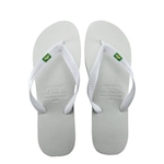 Chinelo Tropical Brasil Brasileiros - Unissex BRANCO