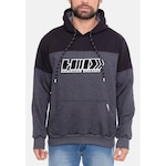 Blusão de Moletom com Capuz HD Fechado Germany - Masculina PRETO