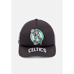 Boné Mitchell & Ness Nba Hwc Boston Celtics - Trucker - Snapback - Adulto PRETO