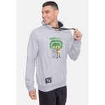 Blusão de Moletom com Capuz Ecko Orelha Shrek - Masculino CINZA ESCURO