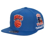 Boné Aba Reta Mitchell & Ness Nba Fitted Hwc New York Knicks - Fechado - Unissex AZUL